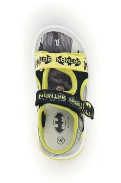 Sandali nero giallo con strappi e luci Batman W1020214T