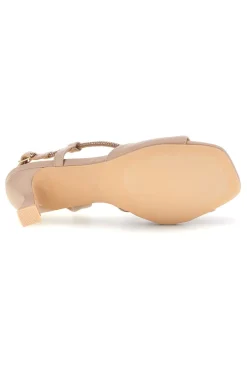 Sandali nude con strass Mon dieu 2332Q12