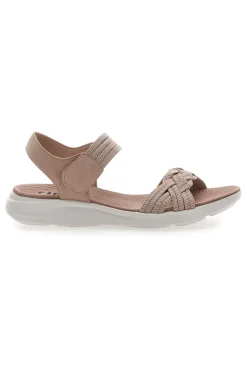 Sandali Nude con Velcro e Fascia Elastica Intrecciata FIRST ACTIVE 3