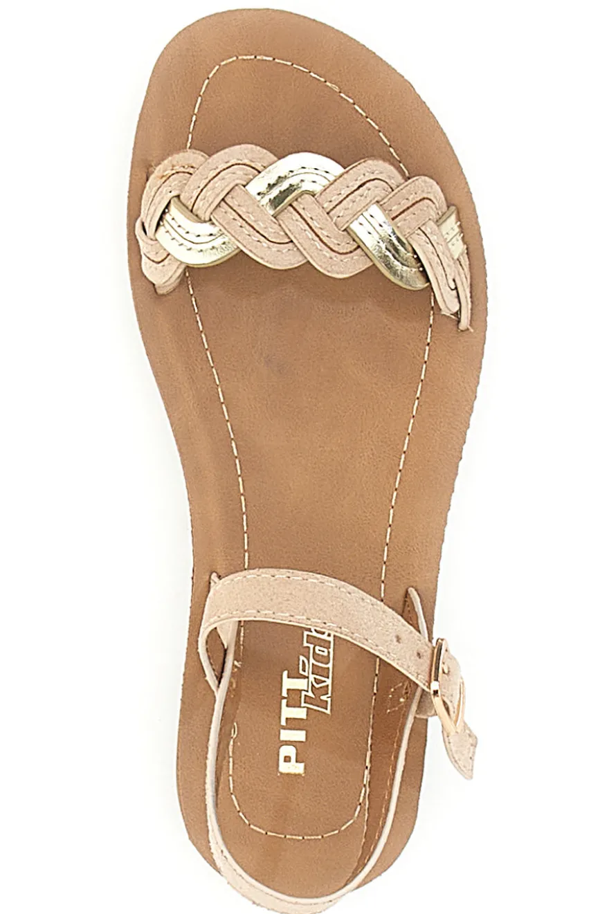 Sandali Nude Eleganti con Cinturino Pitt Kids 18183