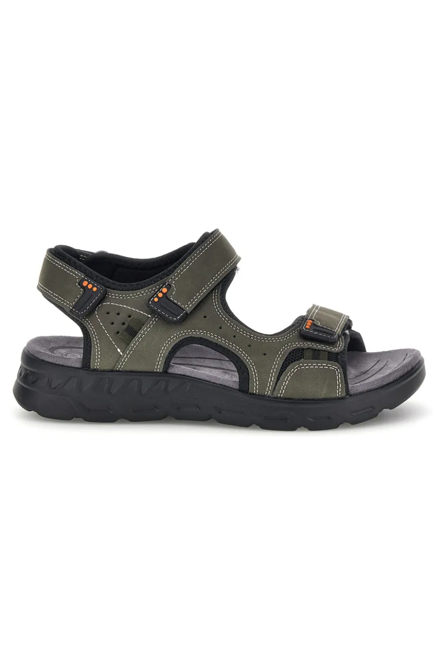 Sandali oliva strappi regolabili Jerpoint M8804