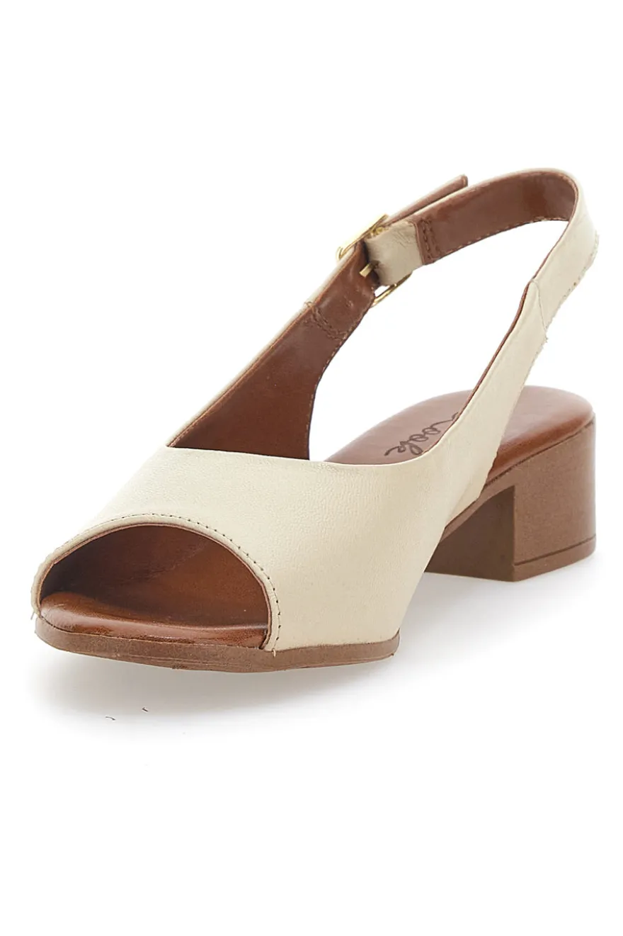 Sandali Open-Toe Panna Pittarello Look 243065