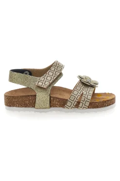 Sandali Oro Chiusura con Velcro Pittarello Bio 257712