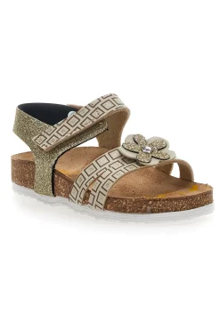 Sandali Oro Chiusura con Velcro Pittarello Bio 257712