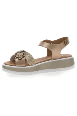 Sandali Oro con Cinturino Grazie Girl 11242053