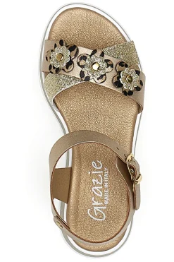 Sandali Oro con Cinturino Grazie Girl 11242053
