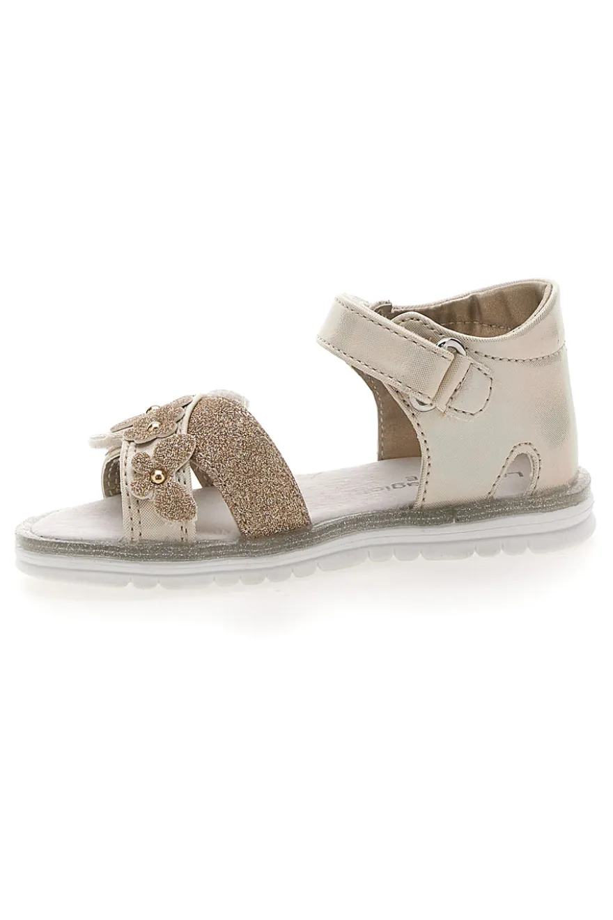 Sandali oro con fiore decorativo e velcro LAURA BIAGIOTTI AG1639115519