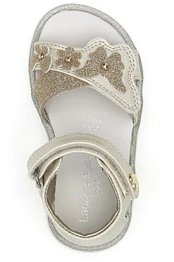 Sandali oro con fiore decorativo e velcro LAURA BIAGIOTTI AG1639115519