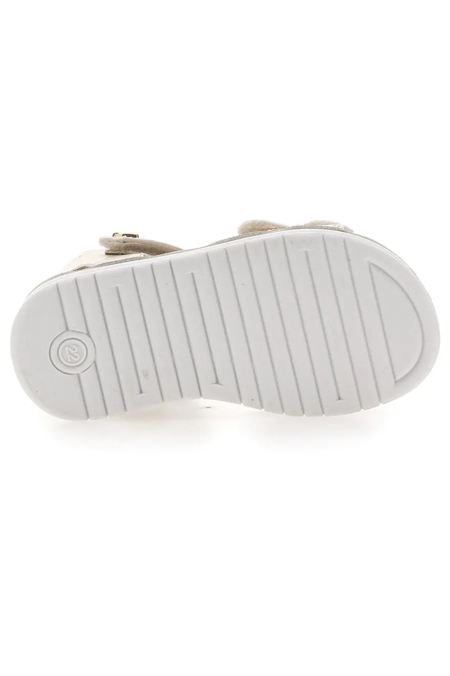 Sandali oro con fiore decorativo e velcro LAURA BIAGIOTTI AG1639115519