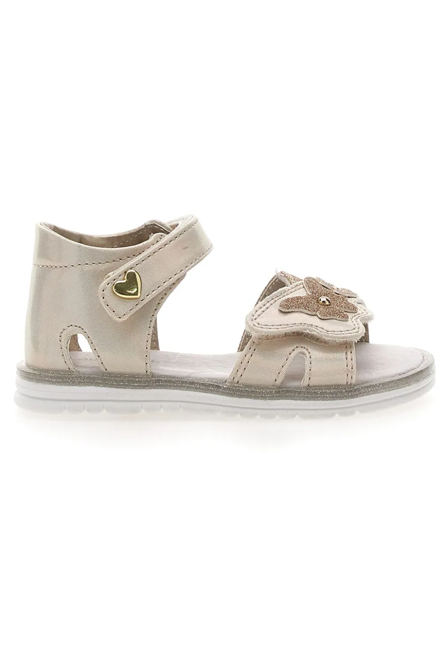 Sandali oro con fiore decorativo e velcro LAURA BIAGIOTTI AG1639115519