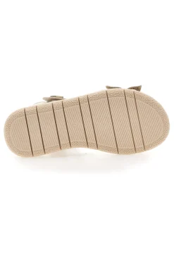 Sandali Oro con Fiore Decorativo e Velcro LAURA BIAGIOTTI 96129493