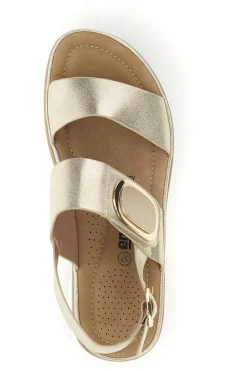 Sandali oro con memory soft e cinturino Energy E444