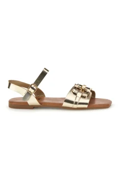 Sandali oro con morsetto The first chic PREA3595