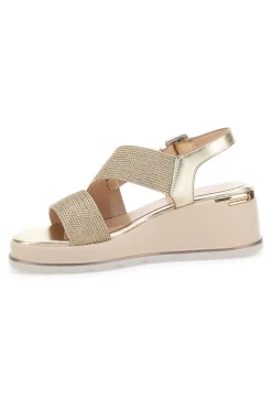 Sandali Oro Con Platform Mariella Burani K11003