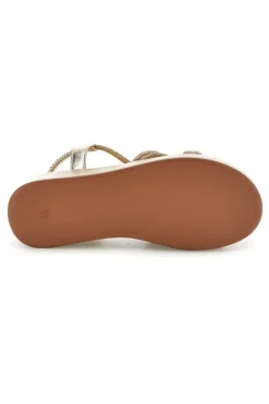 Sandali oro con platform Cafè cost 808814