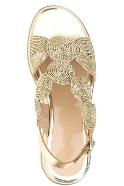 Sandali Oro Con Platform Mariella Burani K11002