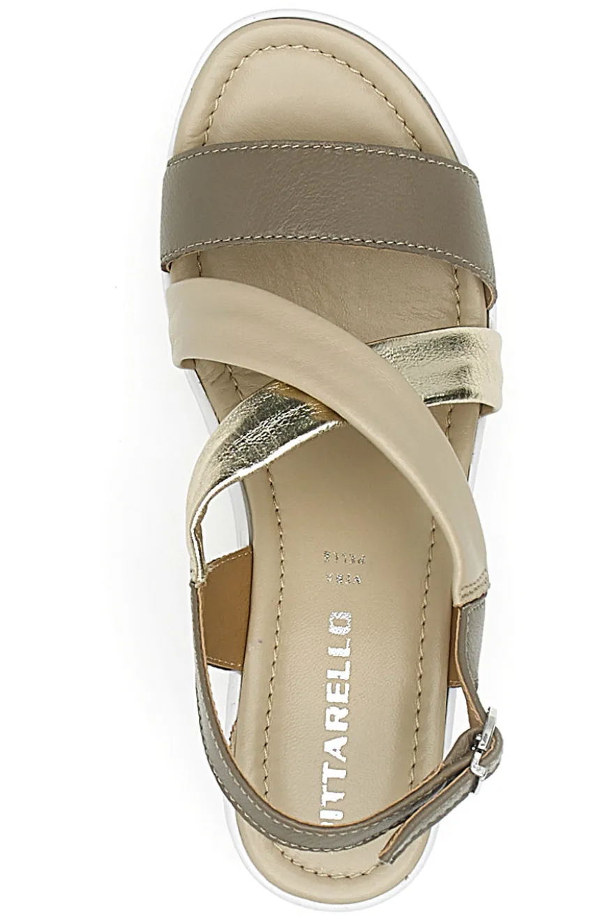 Sandali Oro con Platform Pittarello 191004
