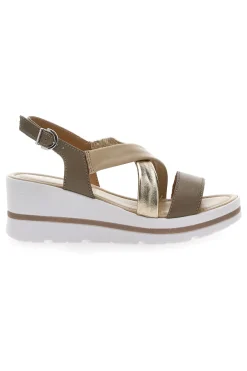Sandali Oro con Platform Pittarello 191004