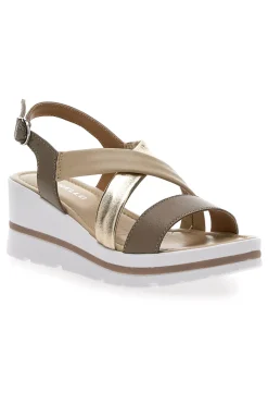 Sandali Oro con Platform Pittarello 191004