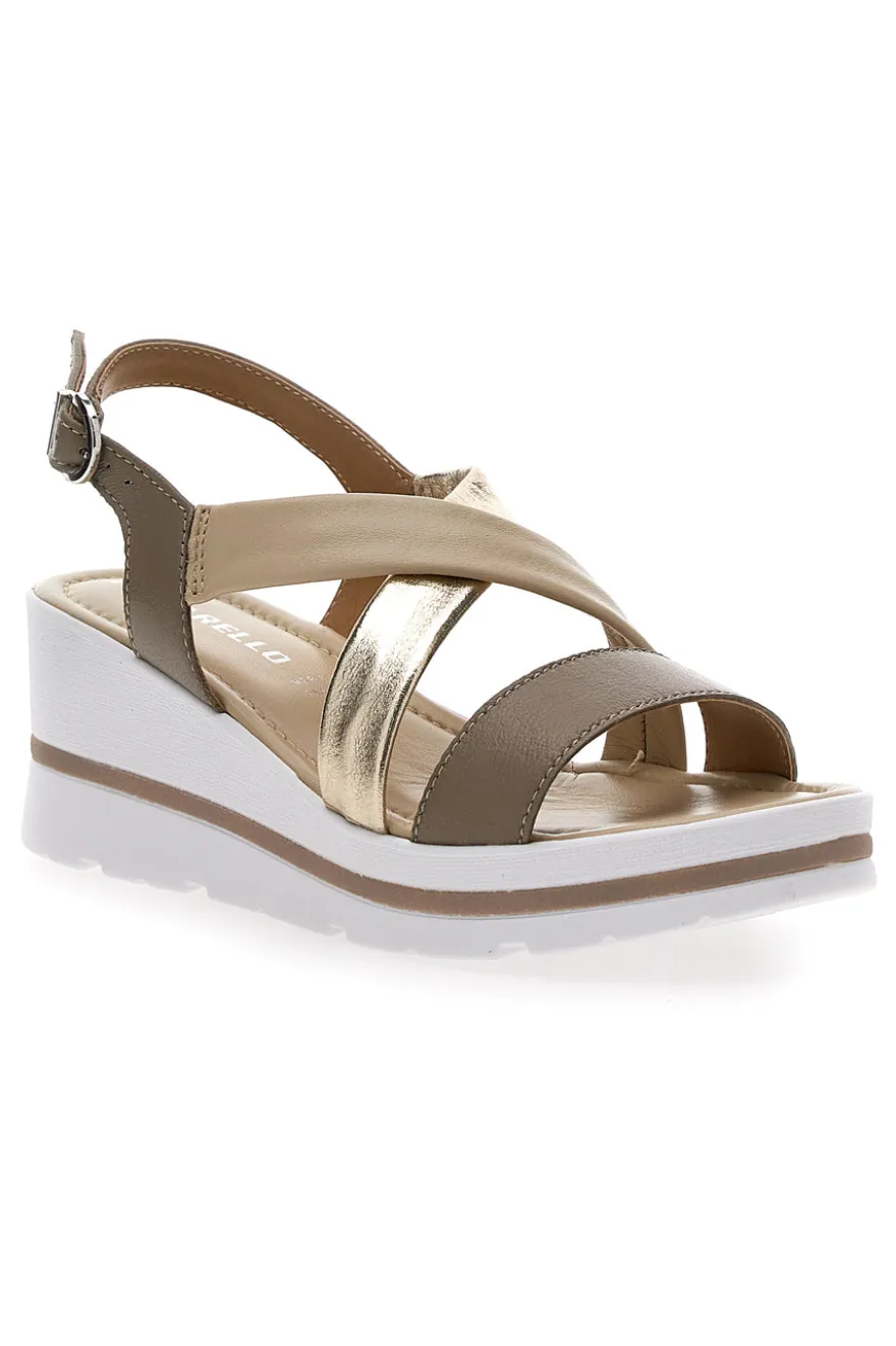 Sandali Oro con Platform Pittarello 191004