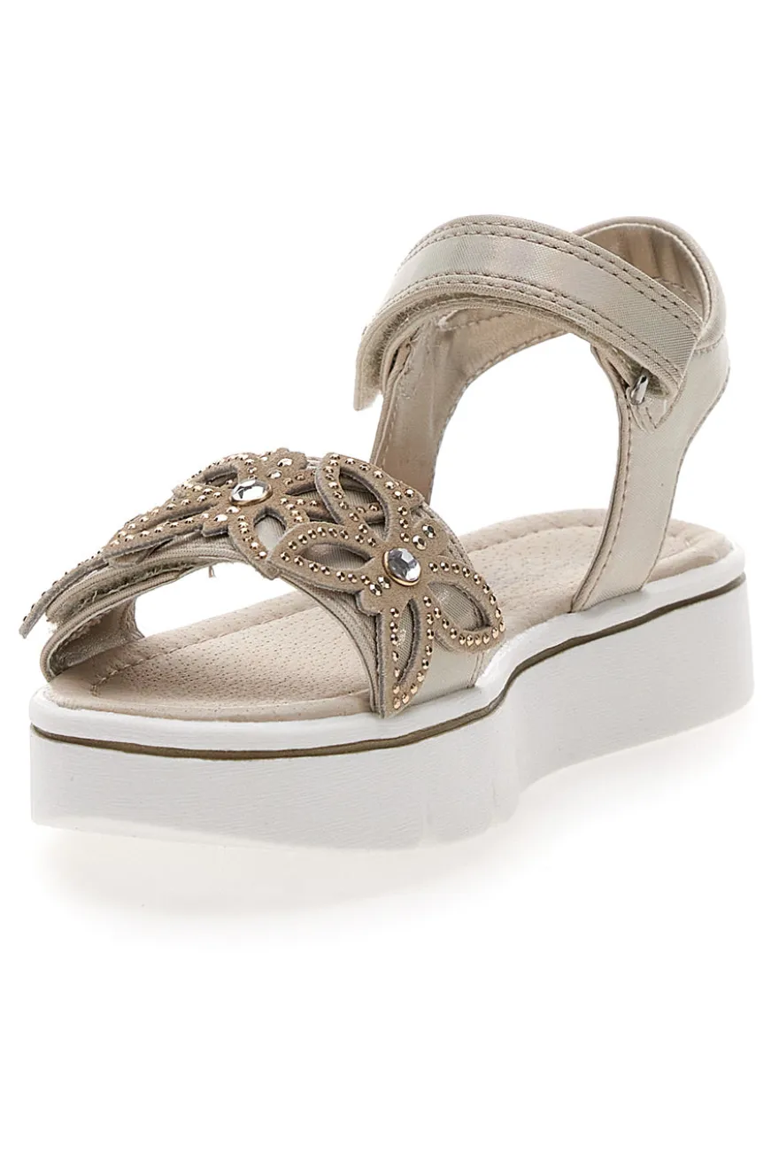 Sandali Oro con Strass Laura Biagiotti 16253