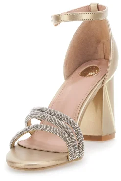 Sandali Oro con Tacco Le Havre Paris 233