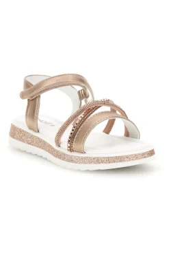 Sandali Oro Rosa con Strass Grazie girl 283585