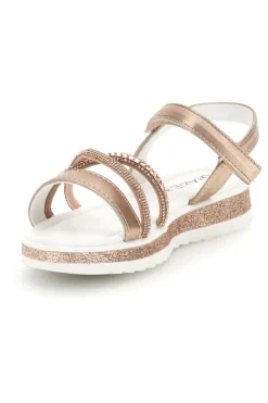 Sandali Oro Rosa con Strass Grazie girl 283585