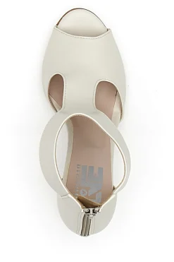 Sandali Panna Con Tacco Ampio Pittarello Love 519