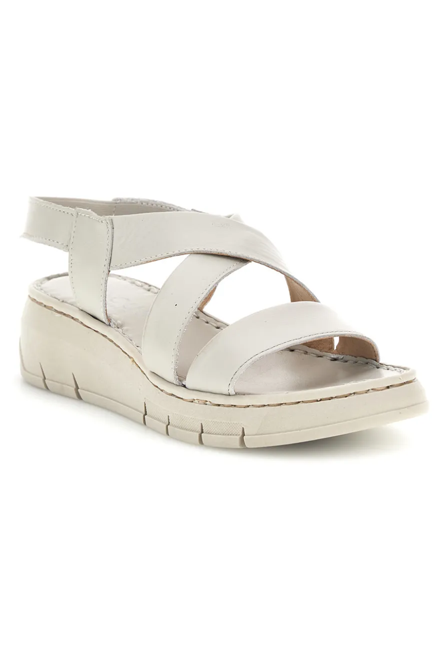 Sandali panna in vera pelle Pittarello focus 7156124