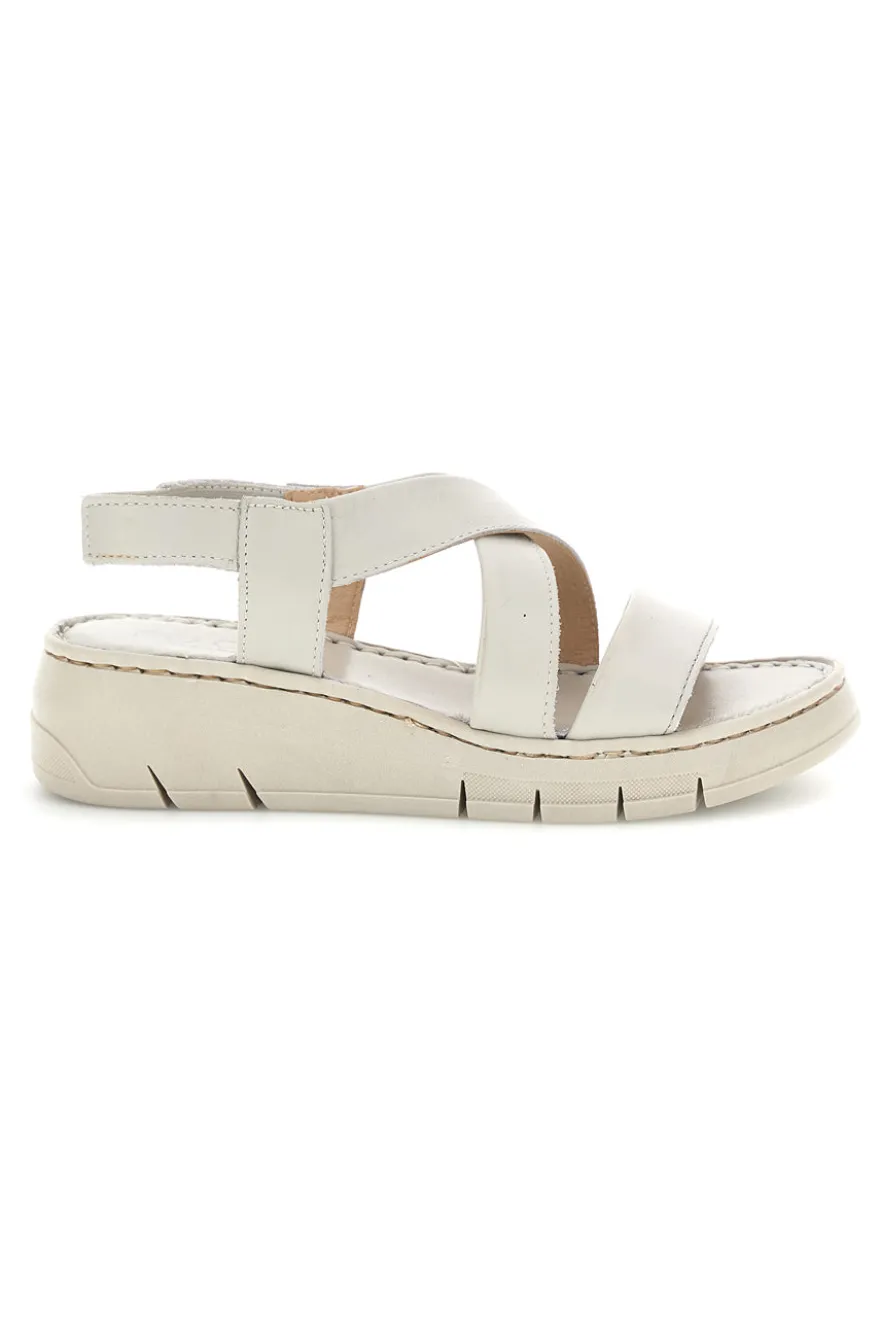 Sandali panna in vera pelle Pittarello focus 7156124