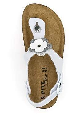 Sandali Pitt Kids 45264 Bianco