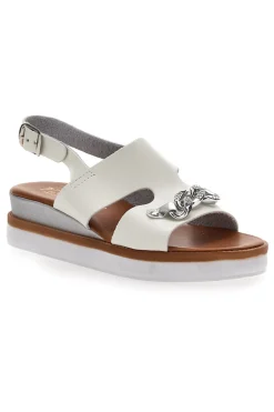 Sandali Platform Bianchi Made Italy Plocadi 3002