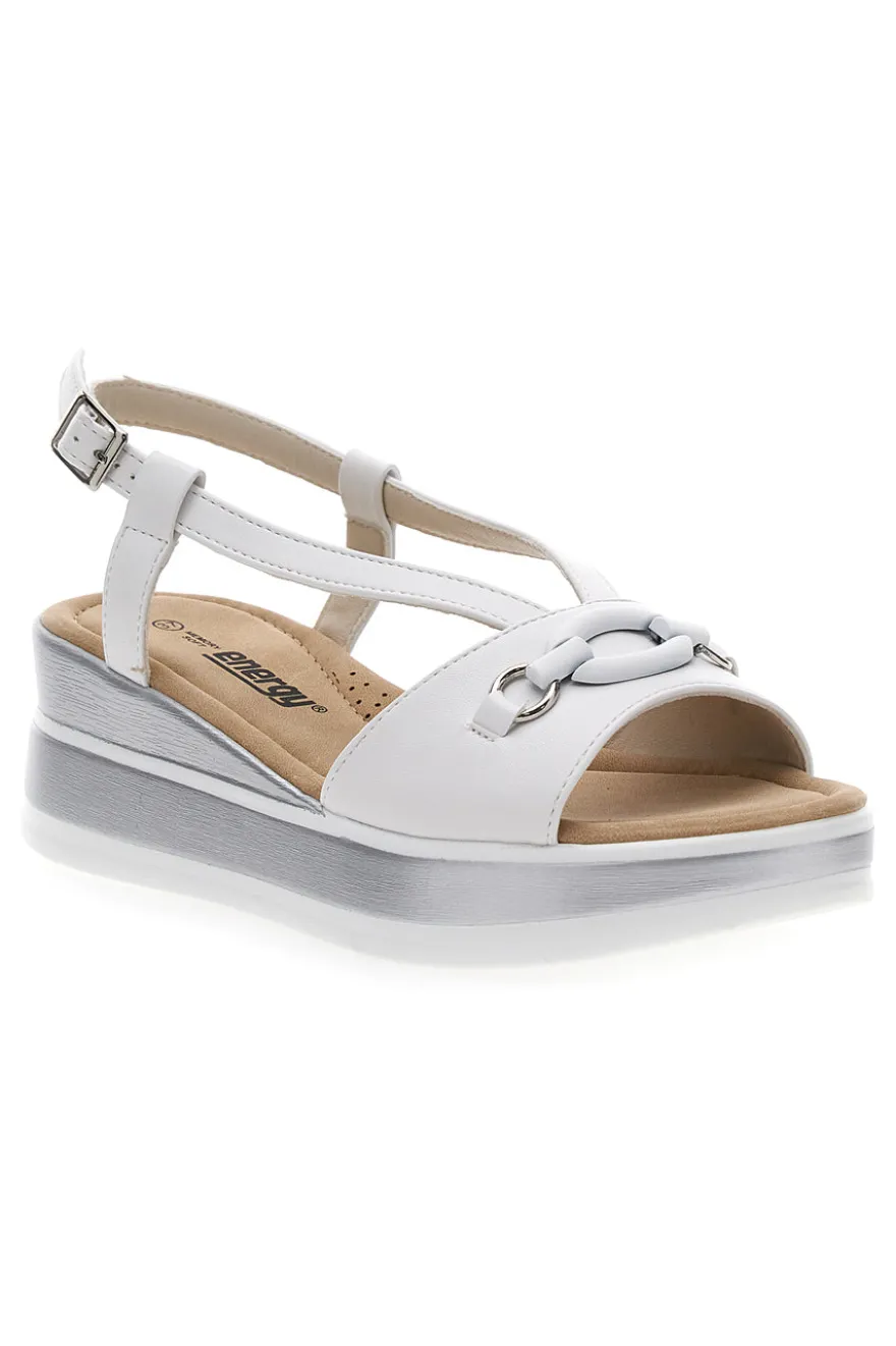 SANDALI PLATFORM BIANCHI ENERGY E477