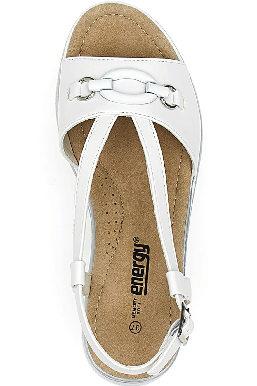 SANDALI PLATFORM BIANCHI ENERGY E477