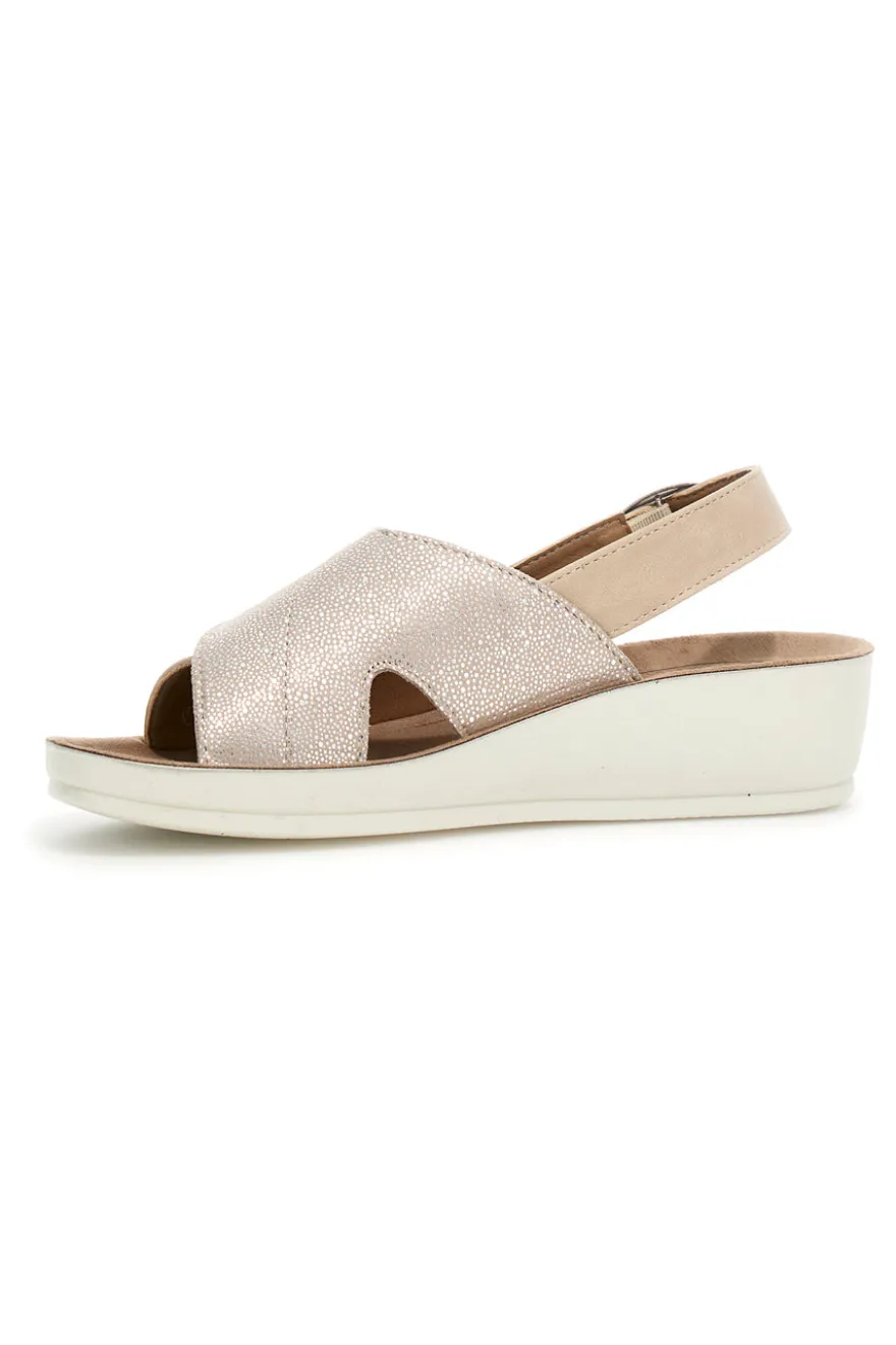 Sandali Platform Eco Bio 231418 Beige