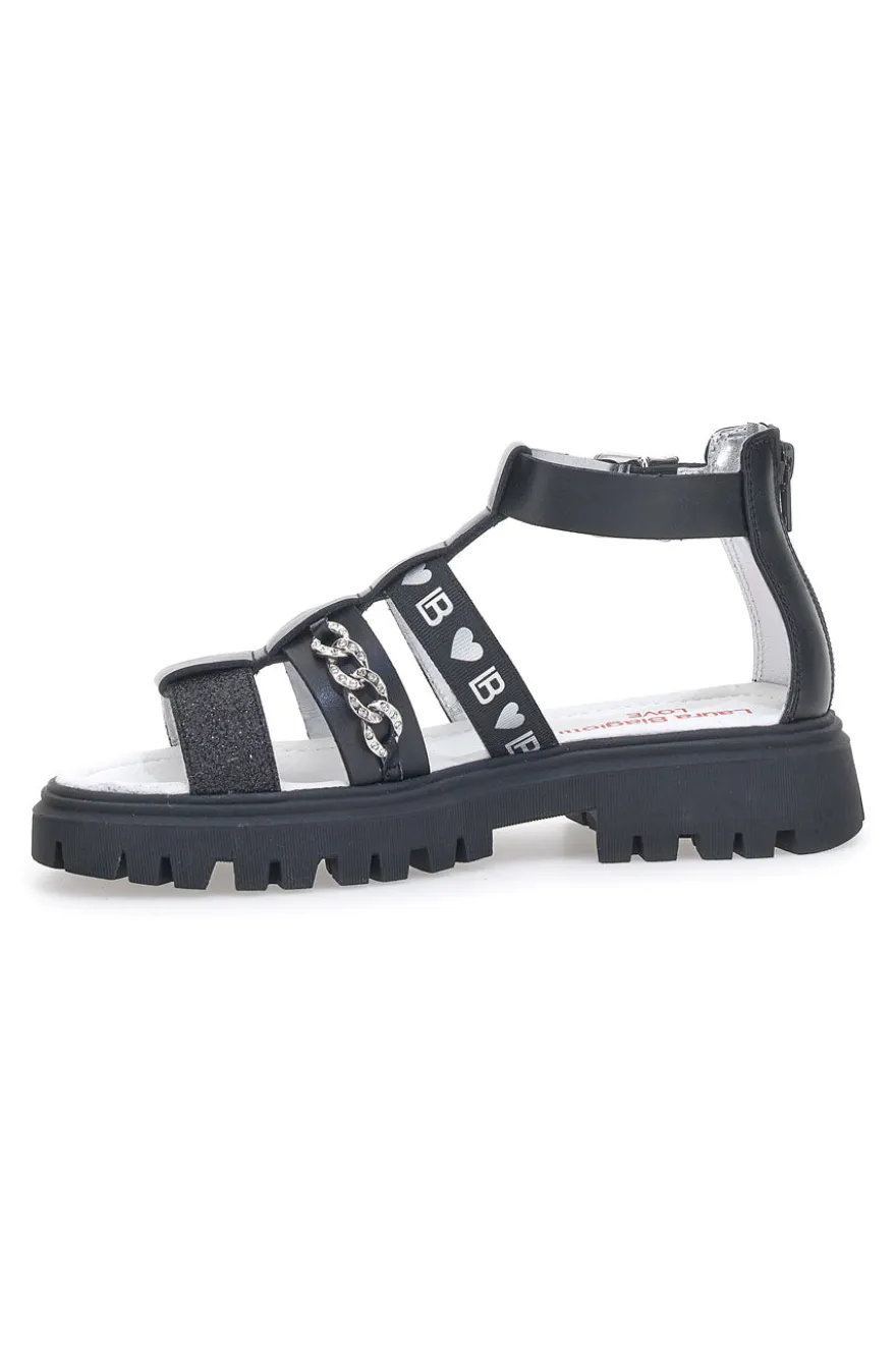 Sandali Platform laura Biagiotti 8445 Nere