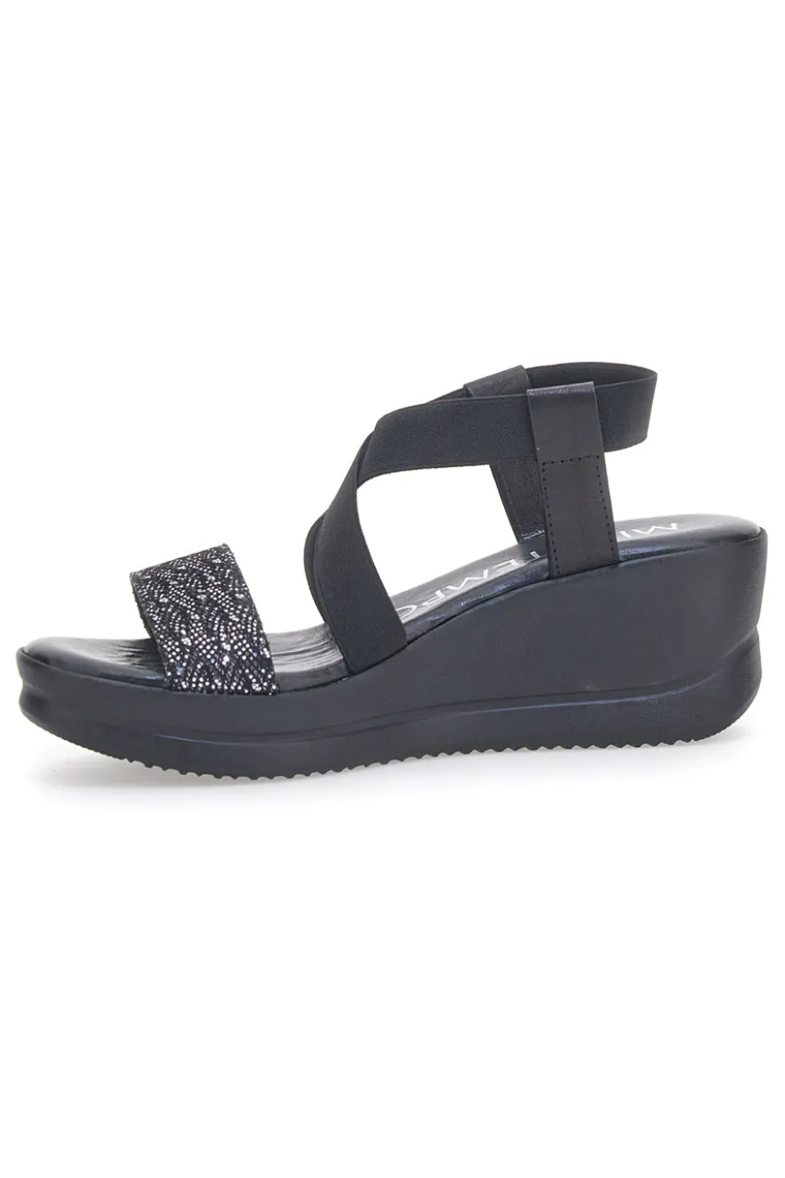 Sandali Platform Mio Tempo 3086 Neri