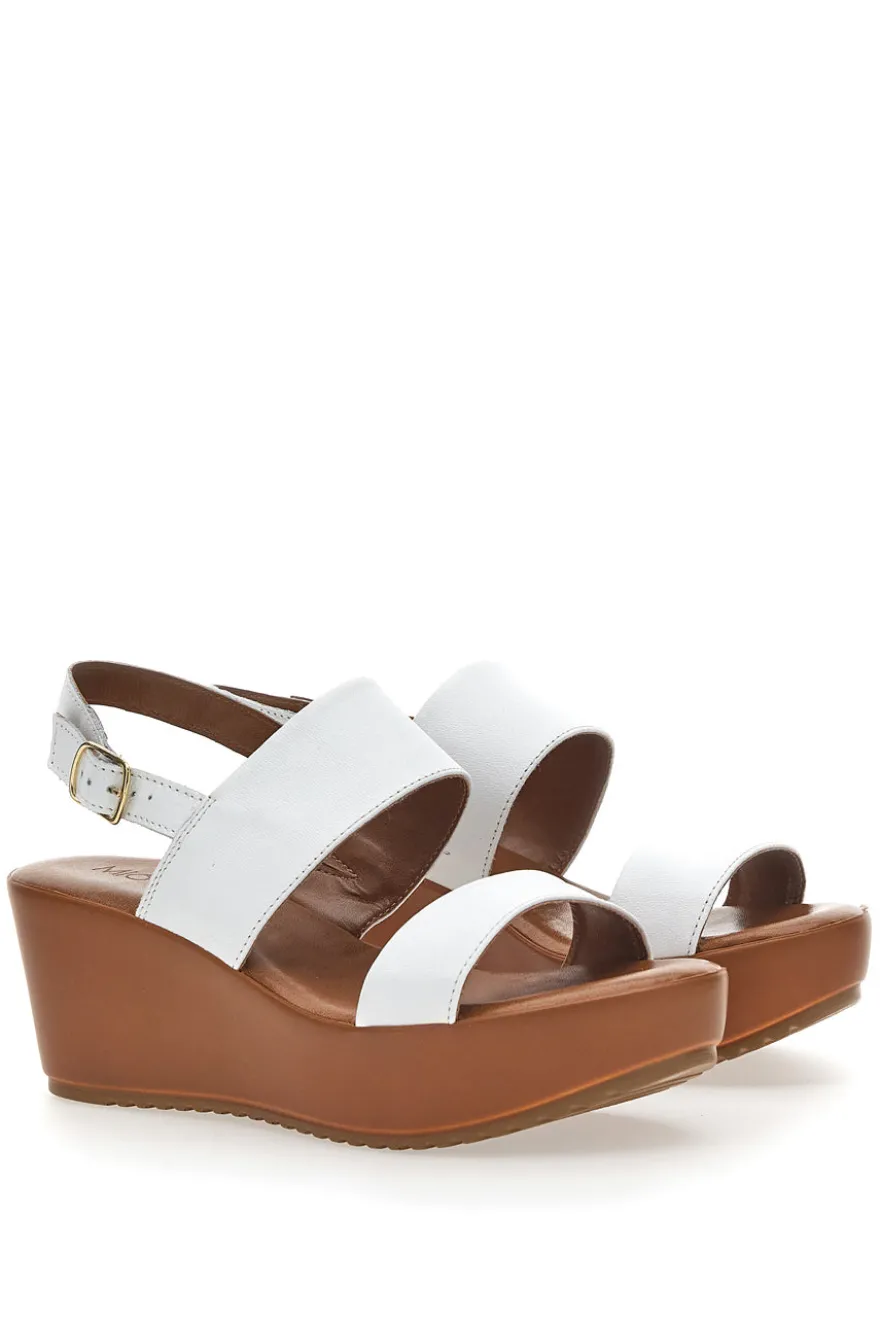 Sandali Platform Mio Tempo 276010 Bianco
