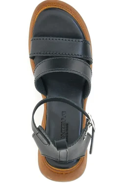Sandali Platform Pittarello 5574 Neri Vera Pelle