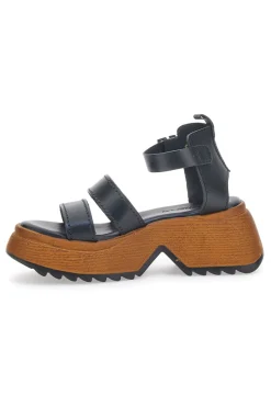 Sandali Platform Pittarello 5574 Neri Vera Pelle