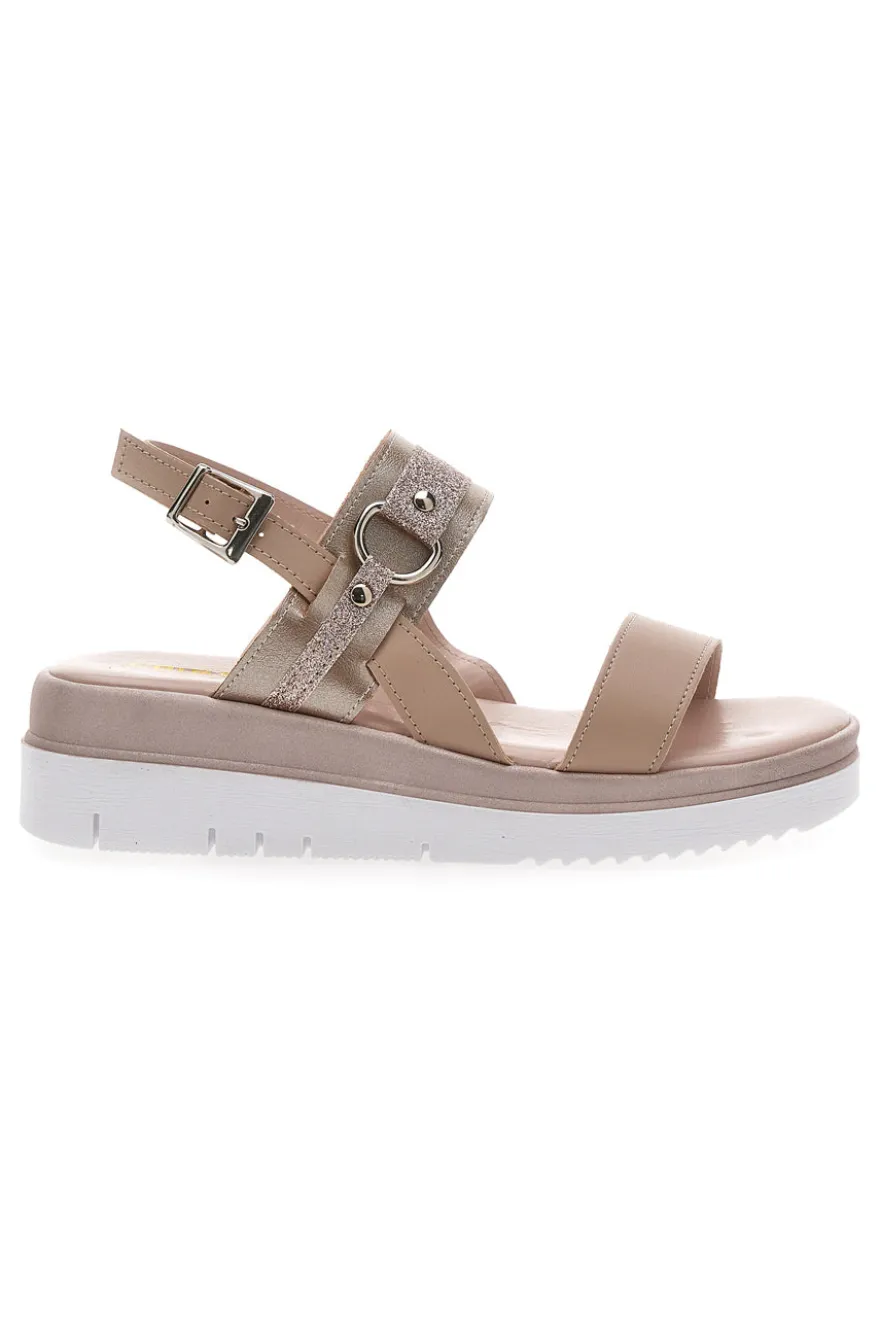 Sandali Platform Rosa Cafè Cost 4081