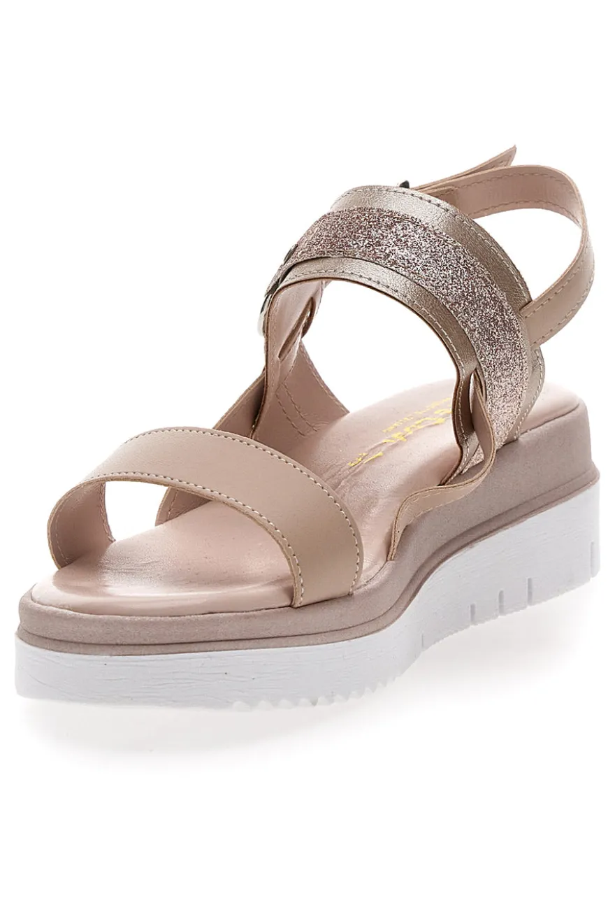 Sandali Platform Rosa Cafè Cost 4081