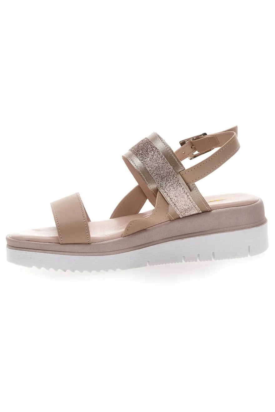 Sandali Platform Rosa Cafè Cost 4081