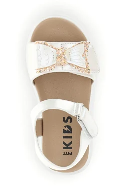 Sandali primi passi bianchi con fiocco decorativo Pitt kids 392621S
