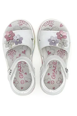 Sandali primi passi bianchi GRAZIE GIRL 14326