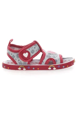 Sandali Primi Passi Bianco e Rosa con Punta Aperta PITT KIDS PK2406A