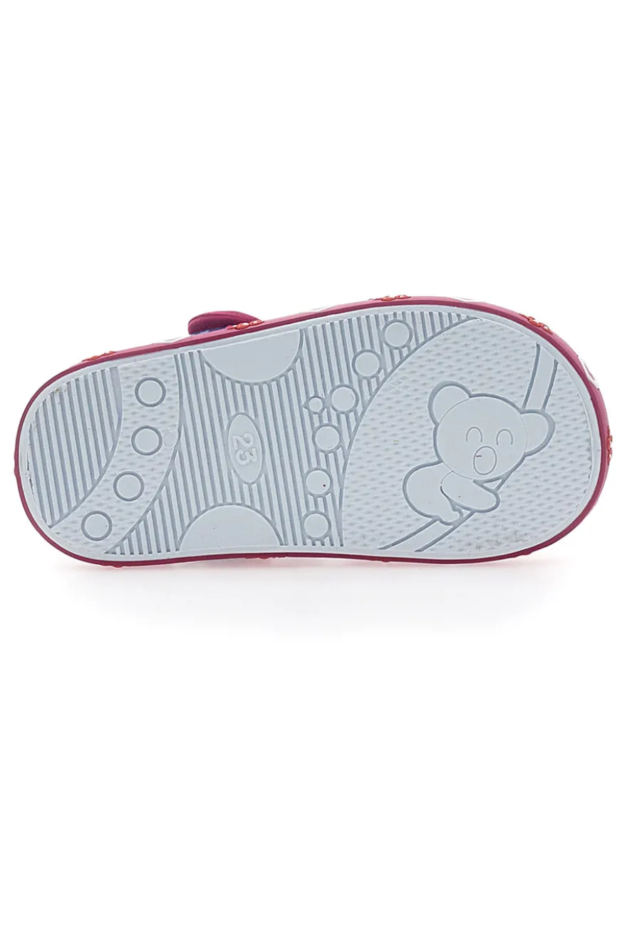 Sandali primi passi blu e fuxia in tessuto Pitt Kids PK2871B