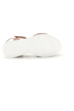 Sandali rosa applicazioni floreali cinturino regolabile Grazie girl 283594