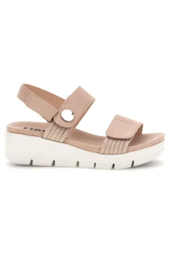 Sandali Rosa cipria con zeppa First active 4